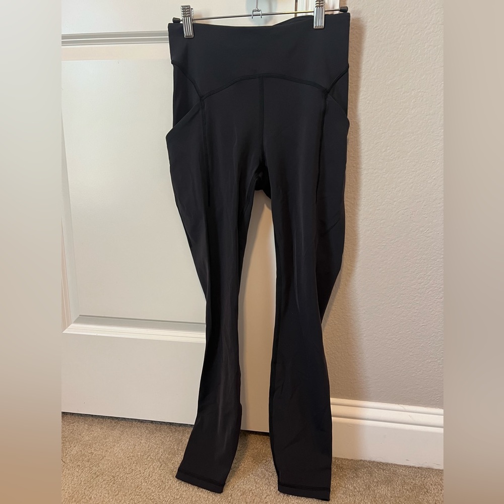 Black lululemon leggings. LIKE NEW